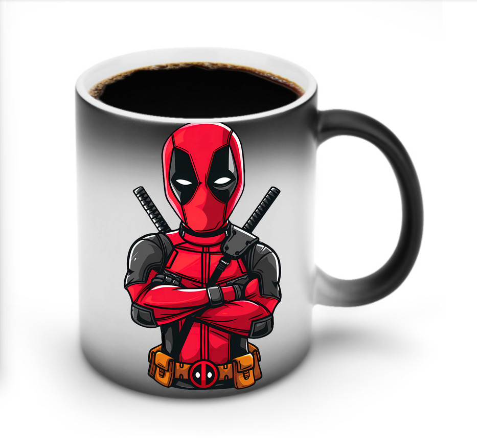（画像用） Deadpool デッドプール 温度変色マグカップ