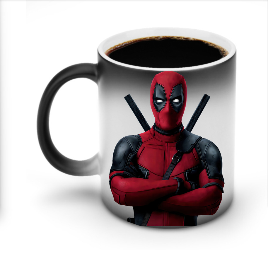 （画像用） Deadpool デッドプール 温度変色マグカップ