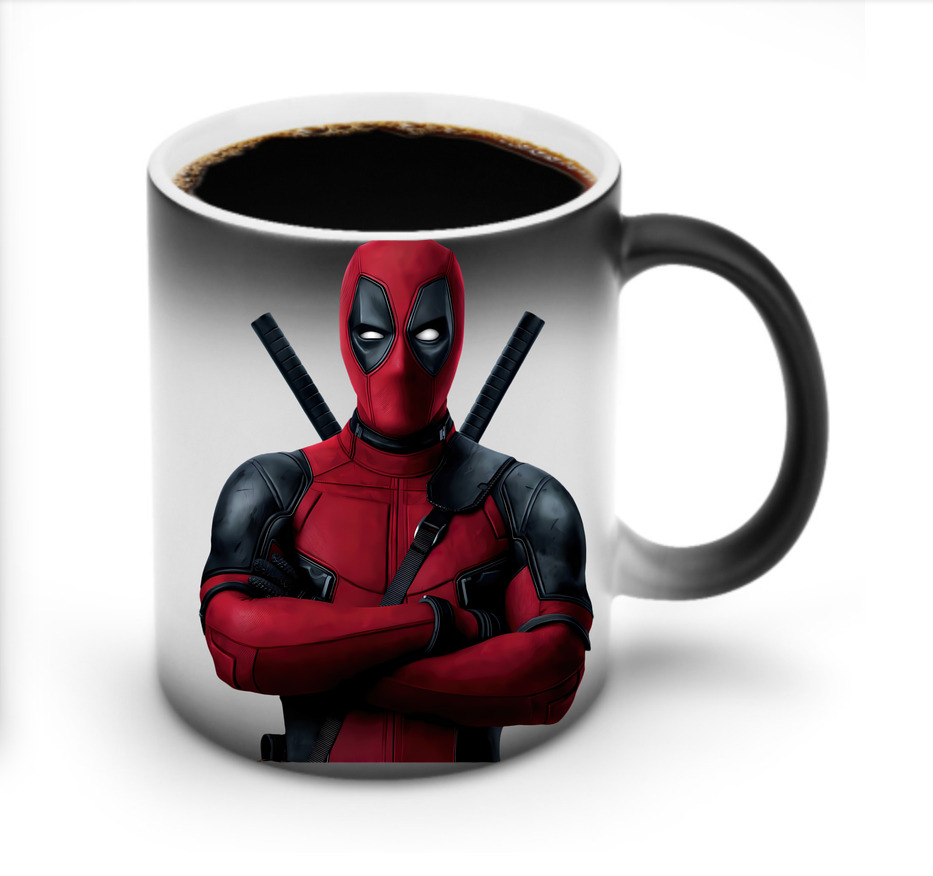 （画像用） Deadpool デッドプール 温度変色マグカップ