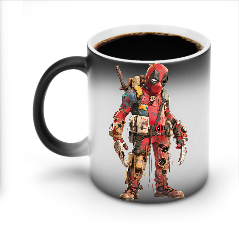 （画像用） Deadpool デッドプール 温度変色マグカップ