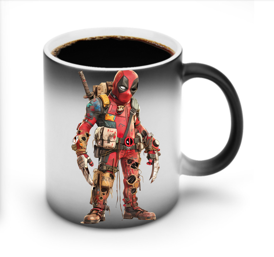 （画像用） Deadpool デッドプール 温度変色マグカップ
