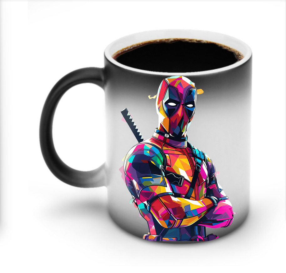 （画像用） Deadpool デッドプール 温度変色マグカップ