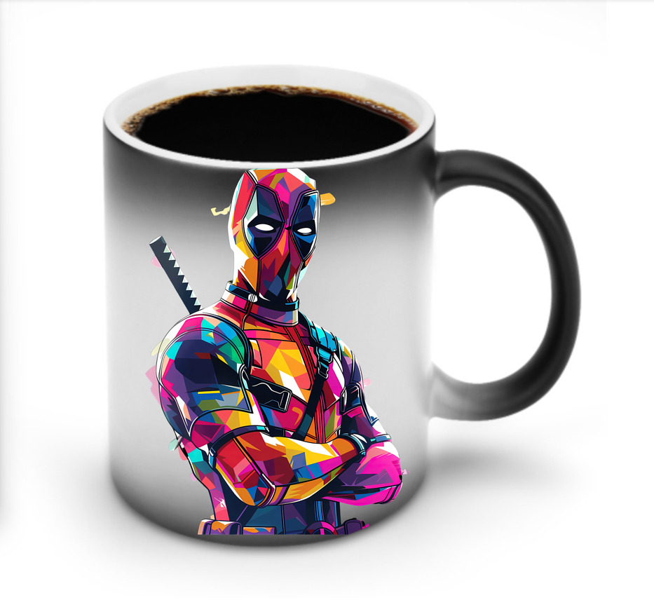 （画像用） Deadpool デッドプール 温度変色マグカップ