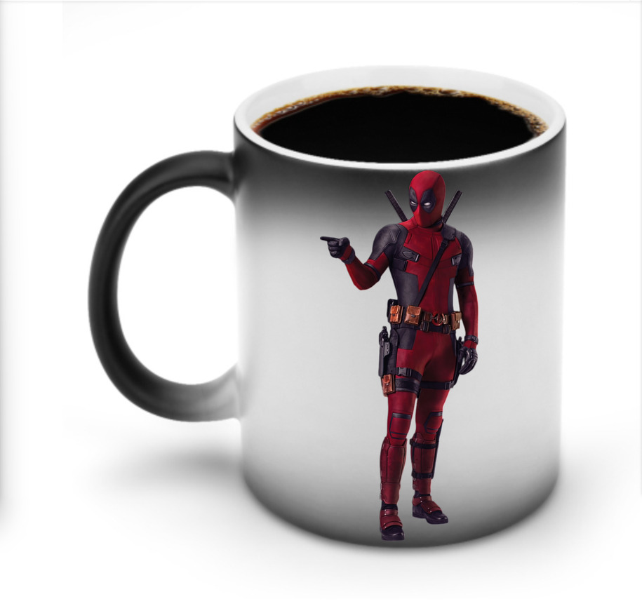 （画像用） Deadpool デッドプール 温度変色マグカップ