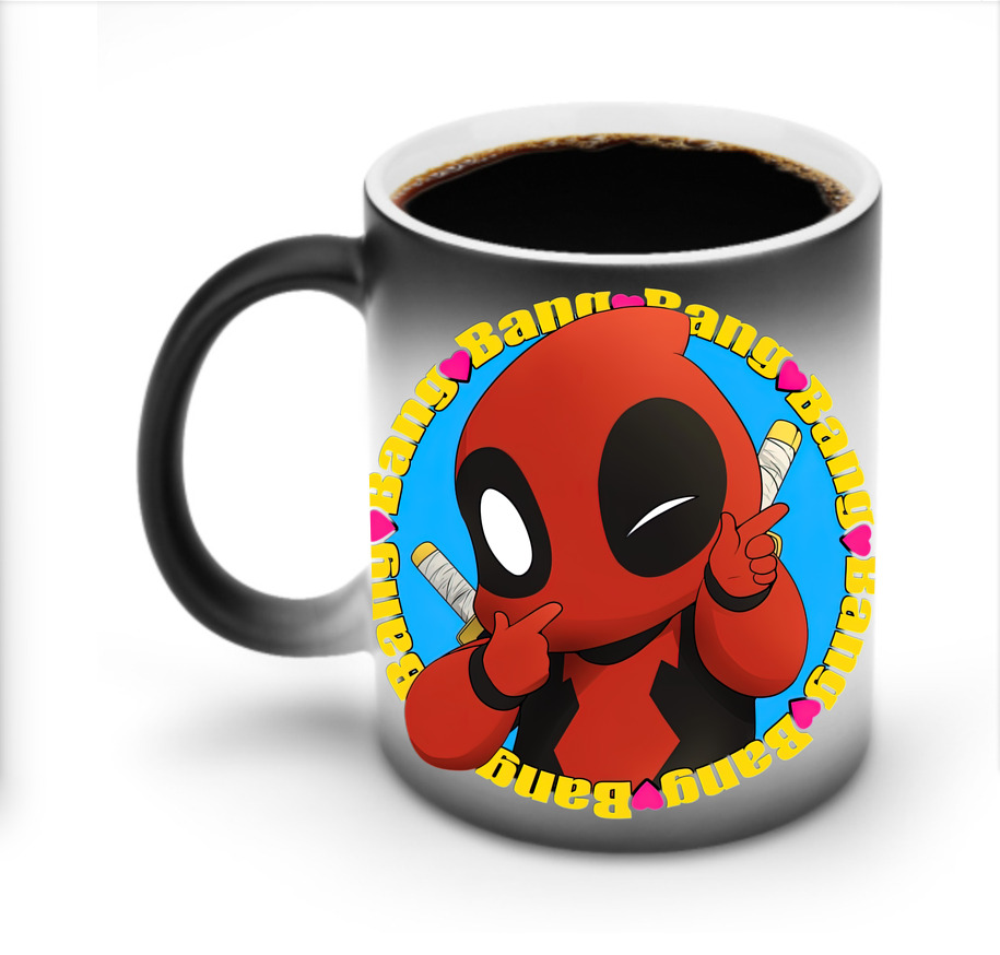 （画像用） Deadpool デッドプール 温度変色マグカップ
