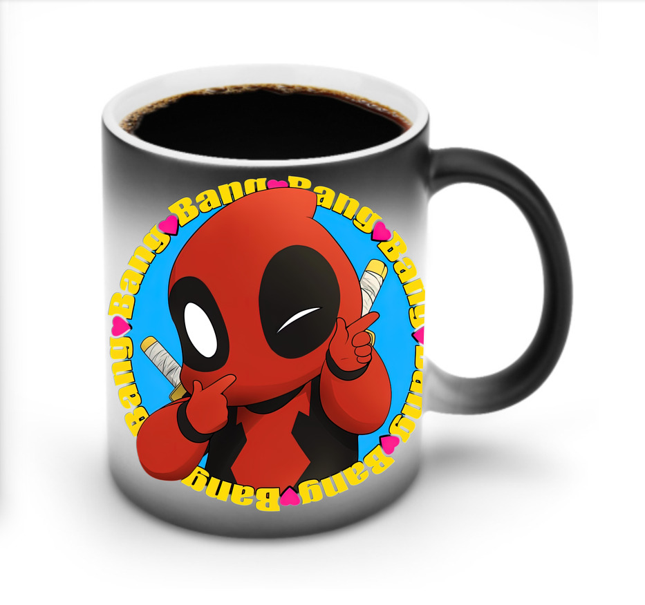 （画像用） Deadpool デッドプール 温度変色マグカップ