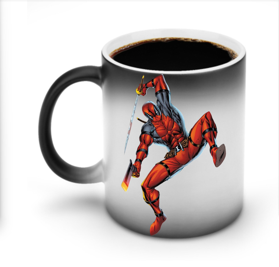（画像用） Deadpool デッドプール 温度変色マグカップ
