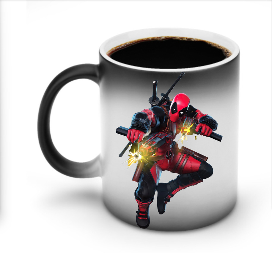 （画像用） Deadpool デッドプール 温度変色マグカップ