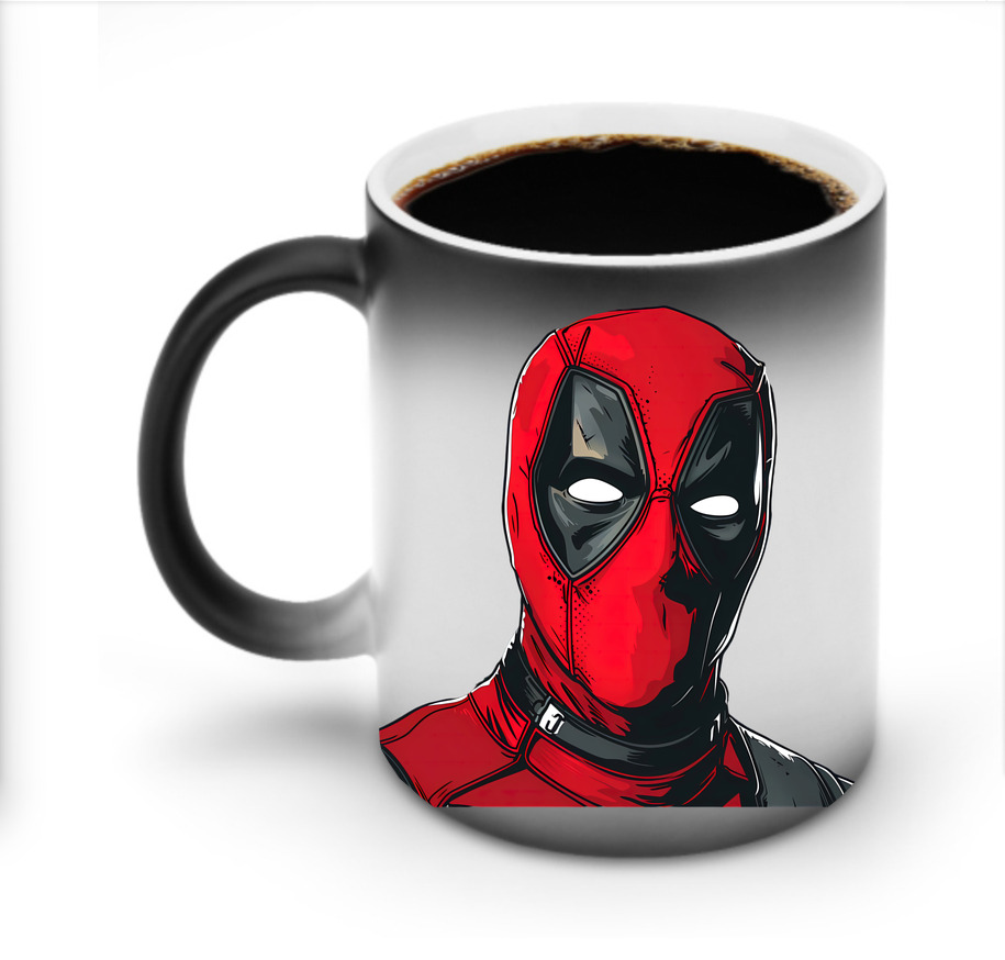 （画像用） Deadpool デッドプール 温度変色マグカップ