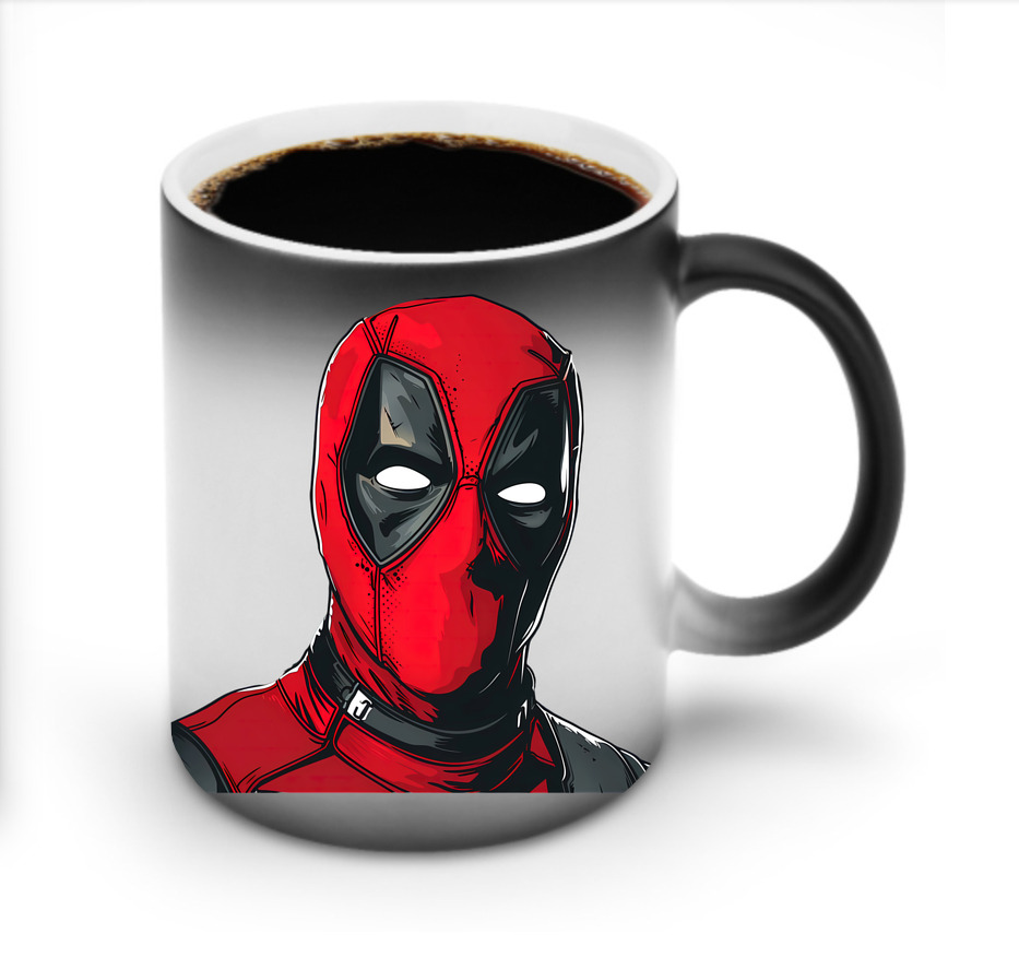 （画像用） Deadpool デッドプール 温度変色マグカップ