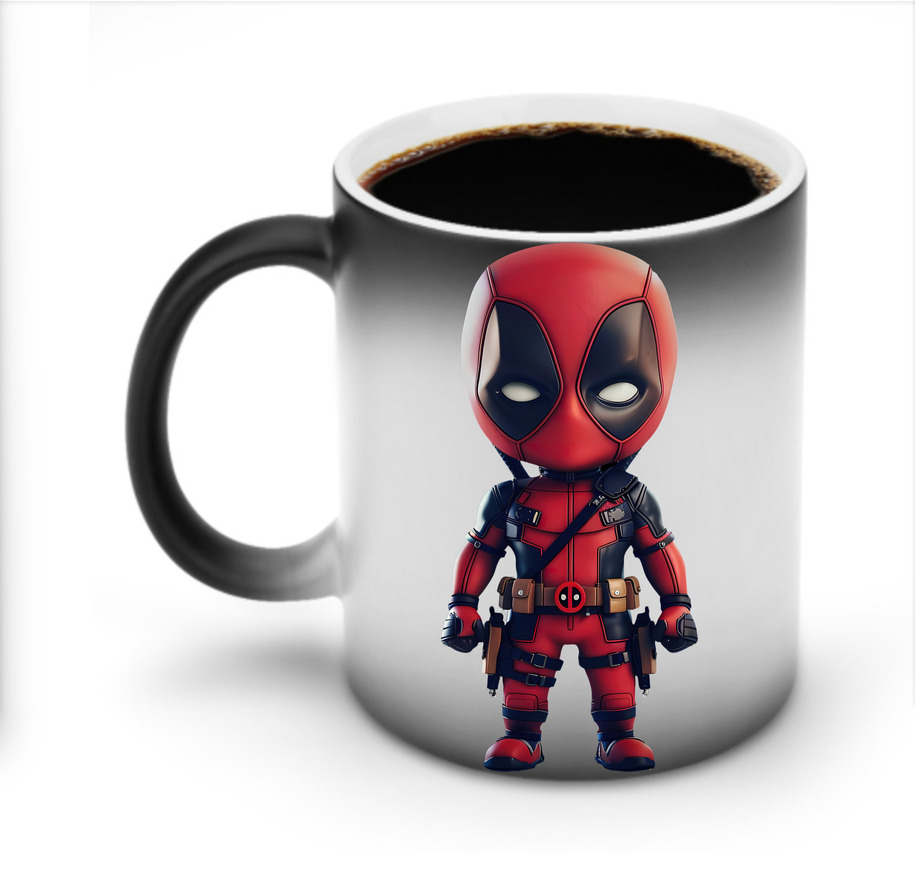 （画像用） Deadpool デッドプール 温度変色マグカップ