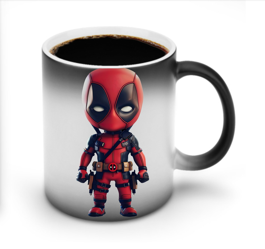 （画像用） Deadpool デッドプール 温度変色マグカップ