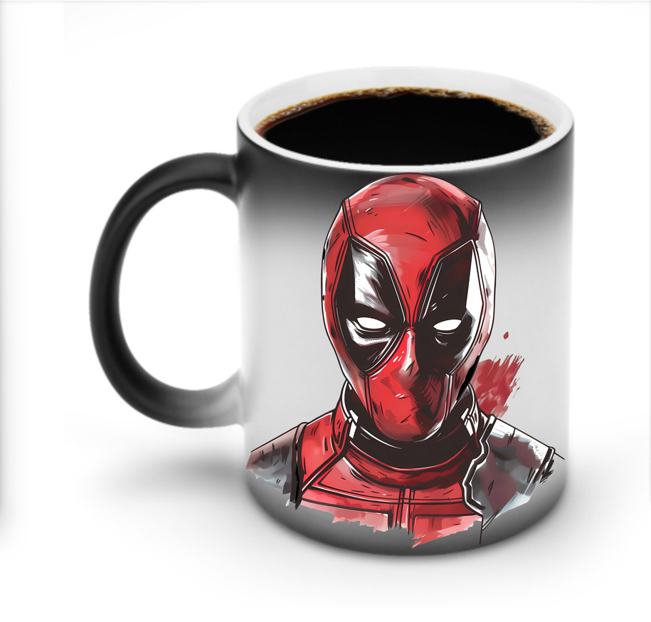（画像用） Deadpool デッドプール 温度変色マグカップ