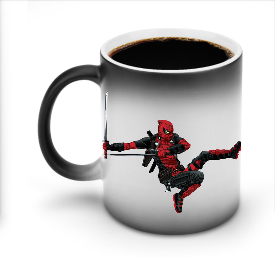 （画像用） Deadpool デッドプール 温度変色マグカップ