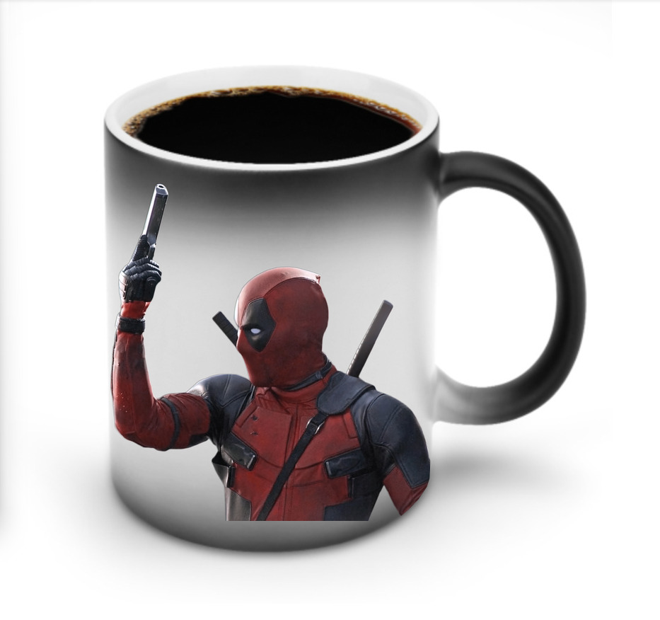 （画像用） Deadpool デッドプール 温度変色マグカップ