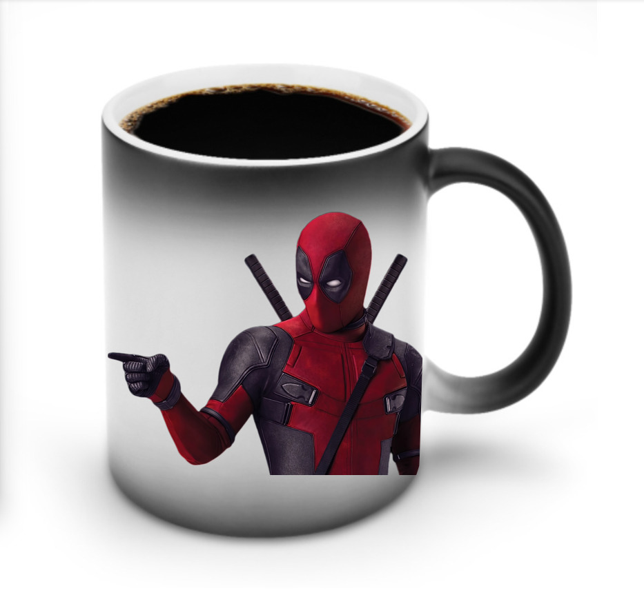 （画像用） Deadpool デッドプール 温度変色マグカップ