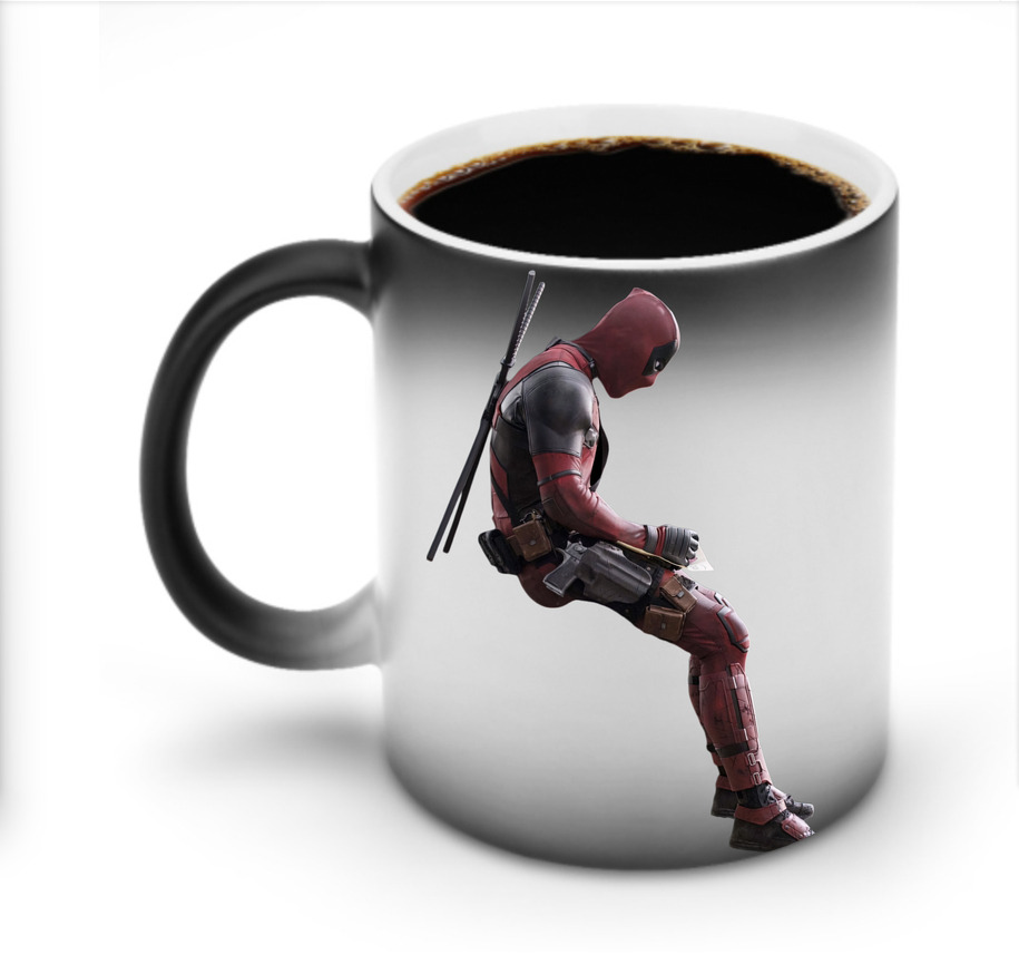 （画像用） Deadpool デッドプール 温度変色マグカップ