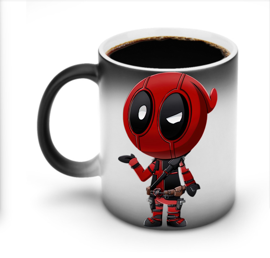 （画像用） Deadpool デッドプール 温度変色マグカップ