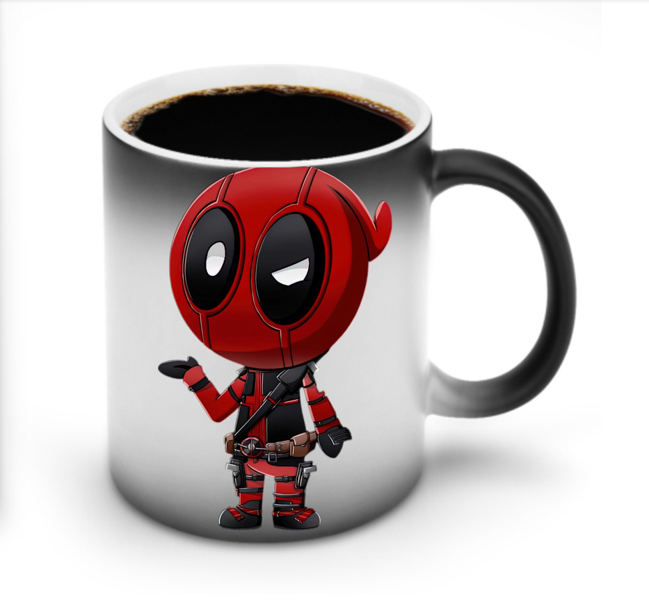 （画像用） Deadpool デッドプール 温度変色マグカップ