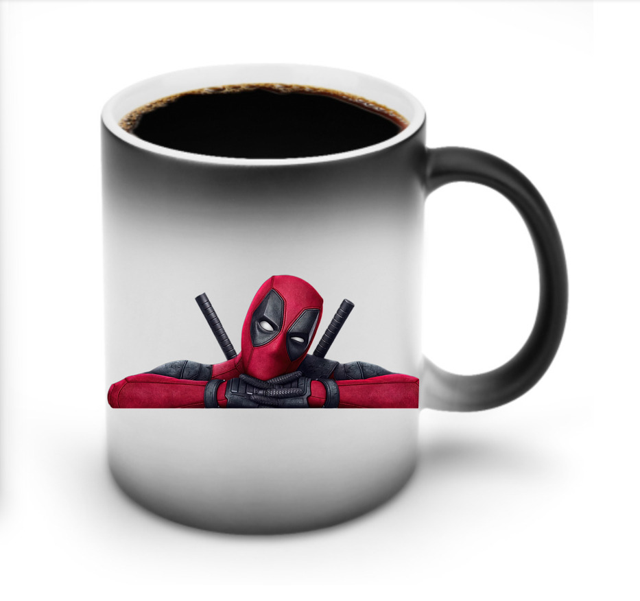（画像用） Deadpool デッドプール 温度変色マグカップ