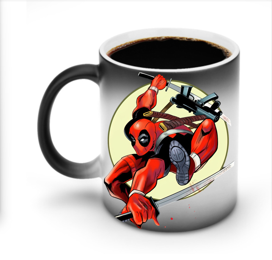（画像用） Deadpool デッドプール 温度変色マグカップ