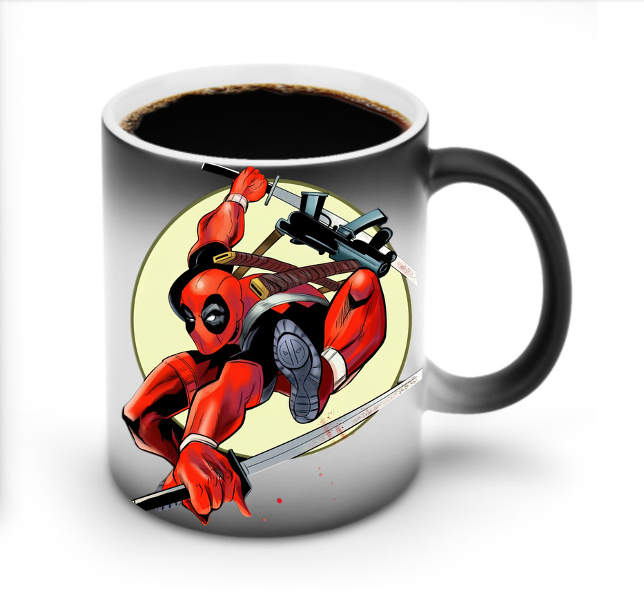 （画像用） Deadpool デッドプール 温度変色マグカップ