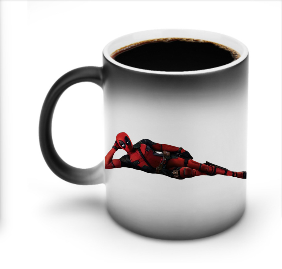 （画像用） Deadpool デッドプール 温度変色マグカップ