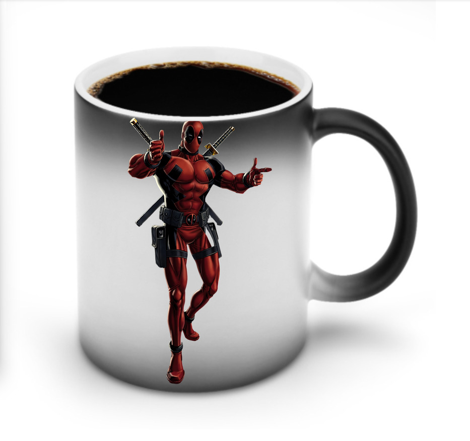 （画像用） Deadpool デッドプール 温度変色マグカップ