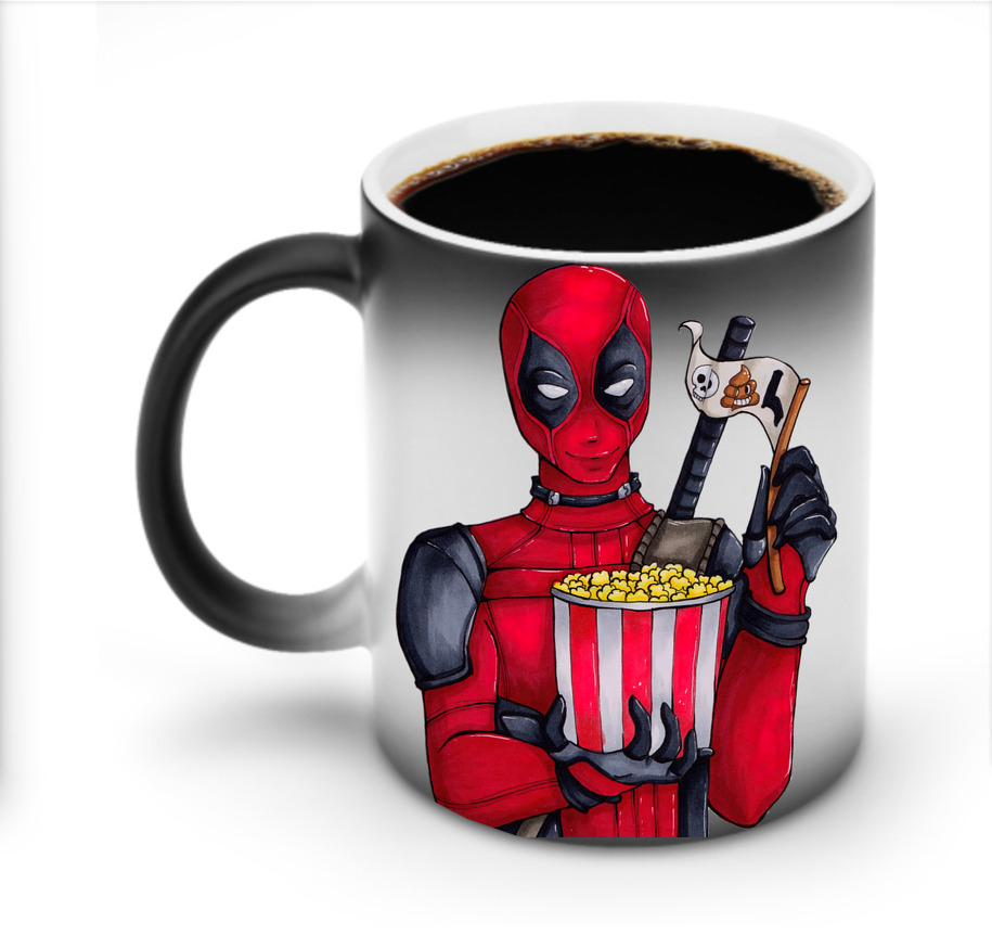 （画像用） Deadpool デッドプール 温度変色マグカップ