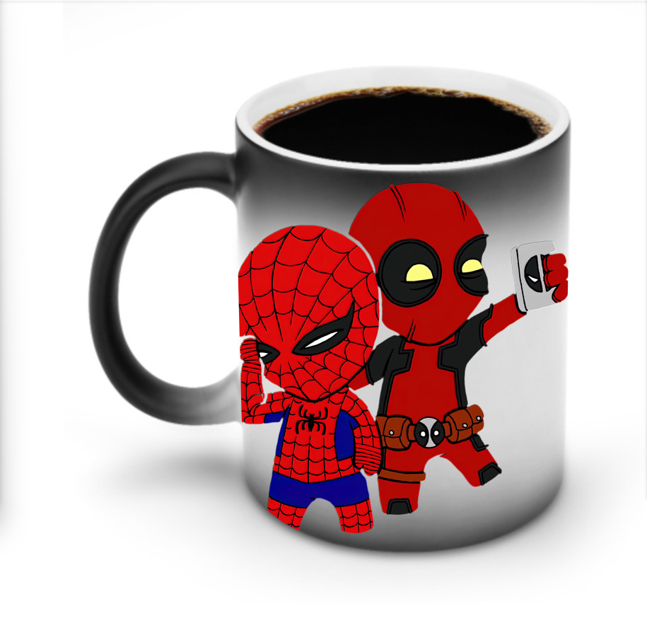 （画像用） Deadpool デッドプール 温度変色マグカップ