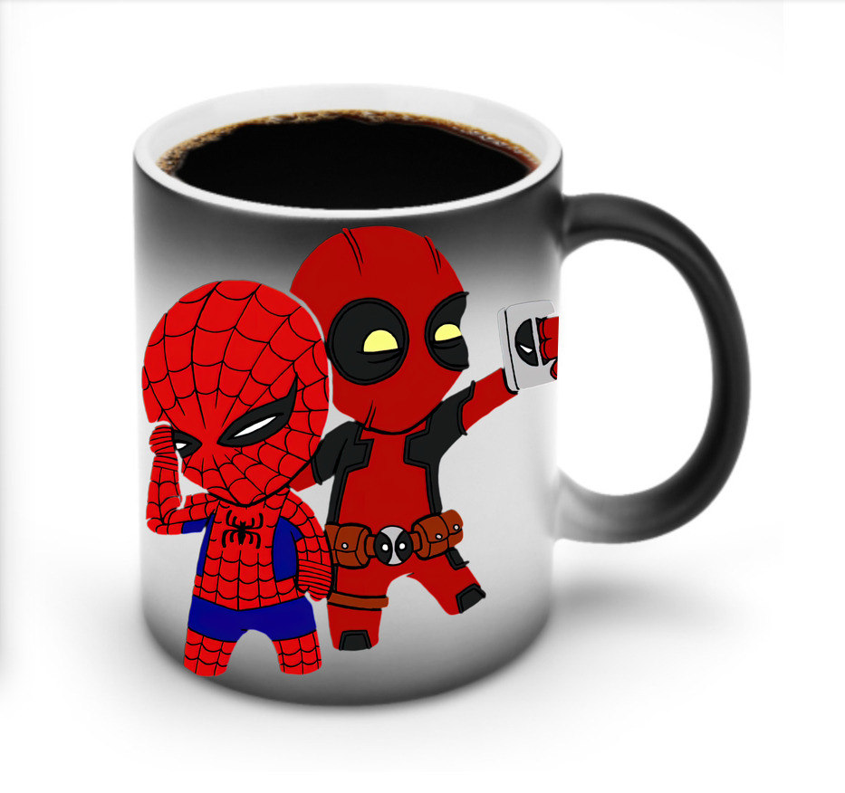 （画像用） Deadpool デッドプール 温度変色マグカップ