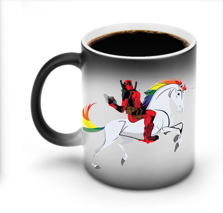 （画像用） Deadpool デッドプール 温度変色マグカップ