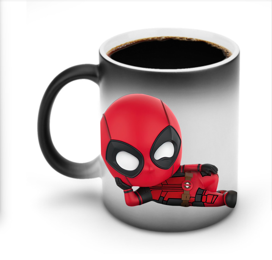 （画像用） Deadpool デッドプール 温度変色マグカップ