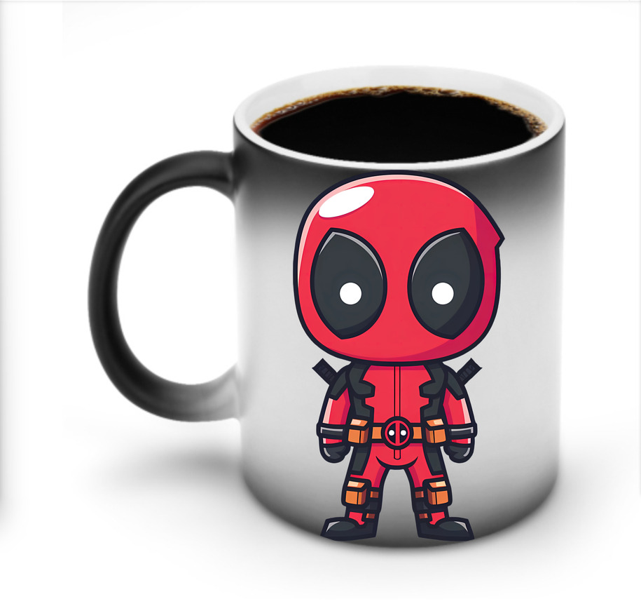 （画像用） Deadpool デッドプール 温度変色マグカップ