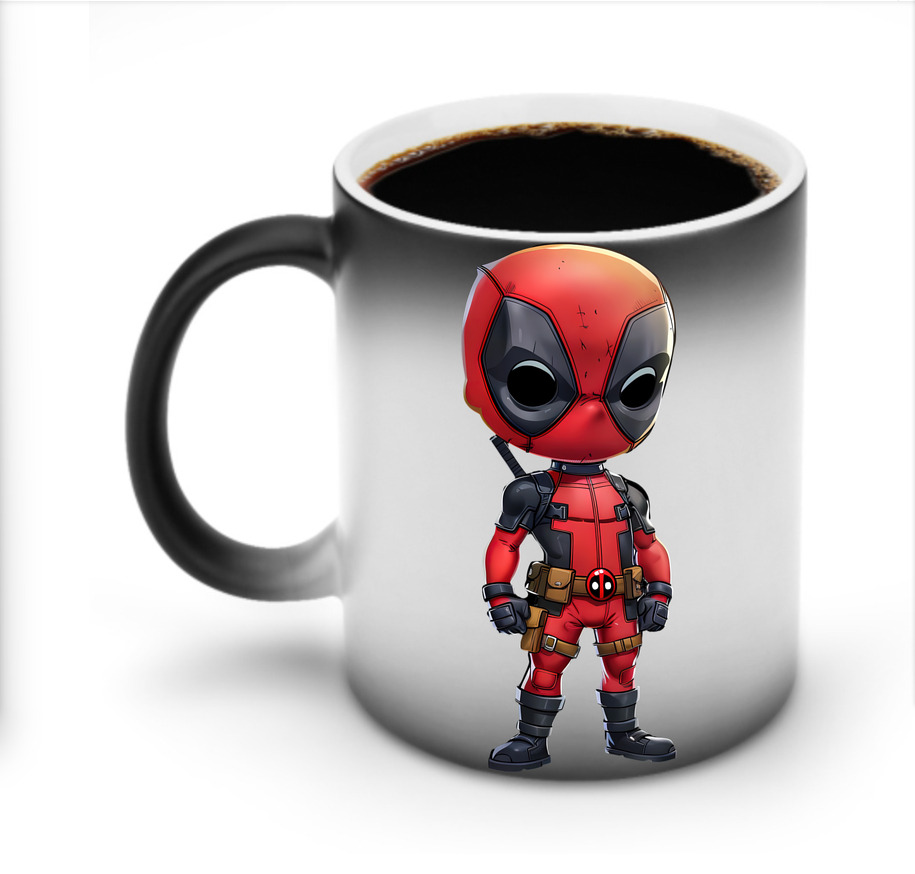 （画像用） Deadpool デッドプール 温度変色マグカップ