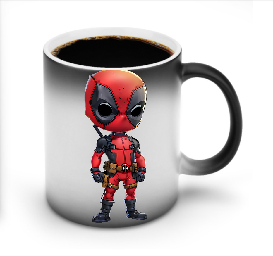 （画像用） Deadpool デッドプール 温度変色マグカップ