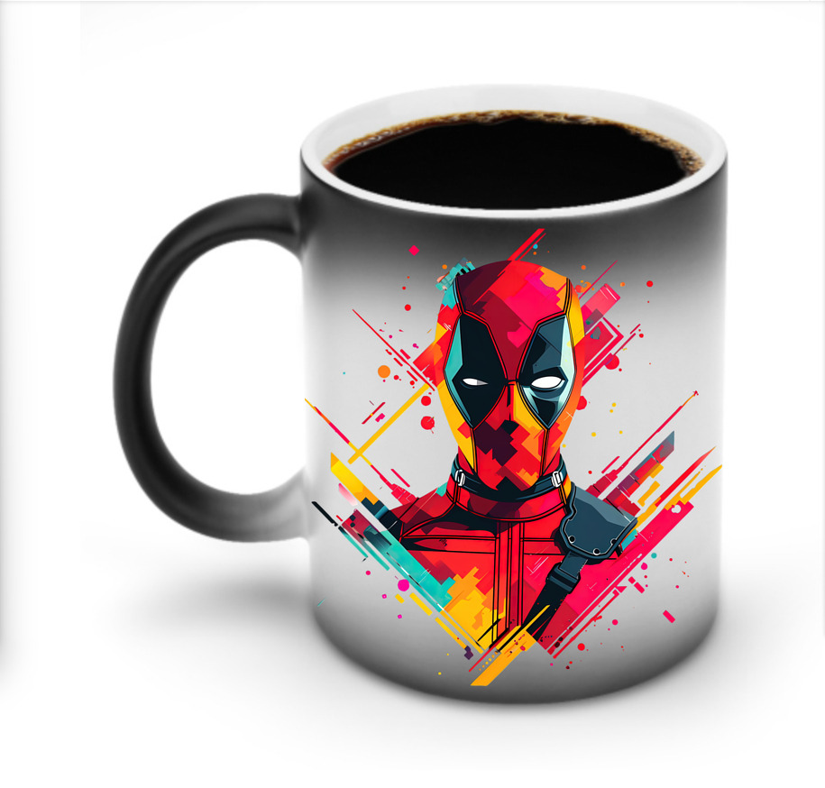 （画像用） Deadpool デッドプール 温度変色マグカップ
