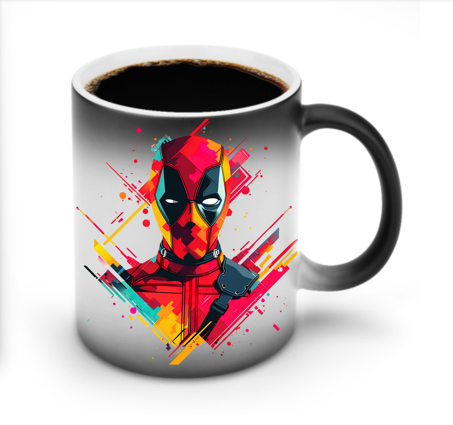 （画像用） Deadpool デッドプール 温度変色マグカップ