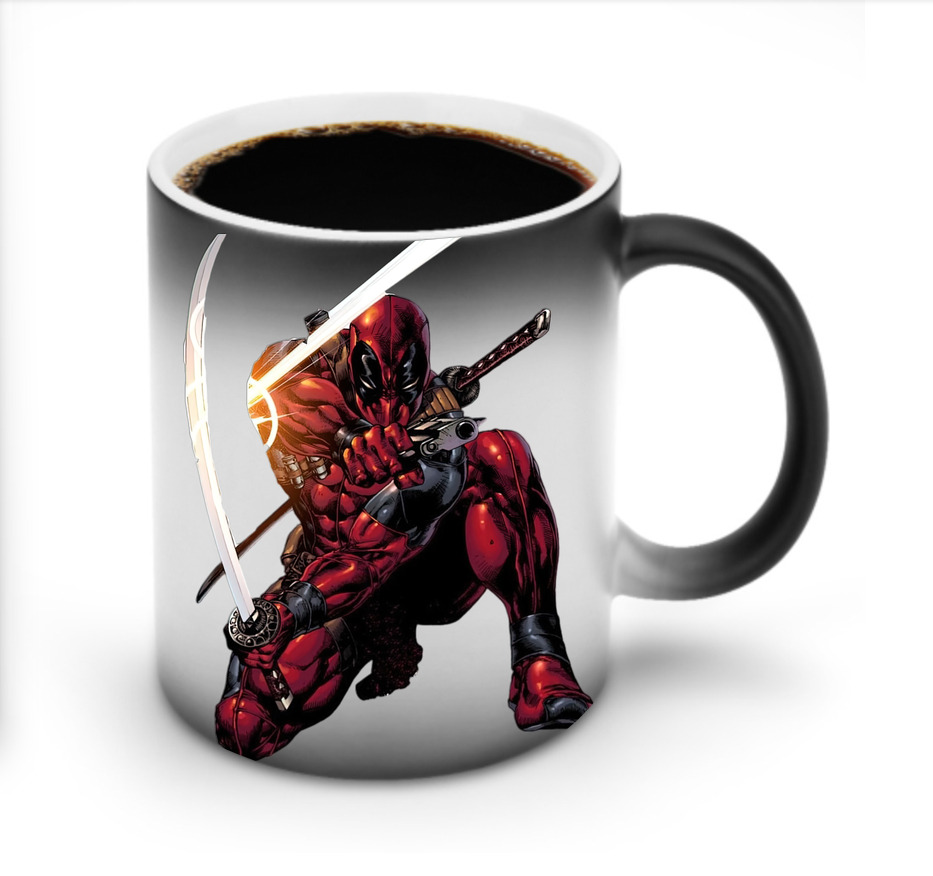 （画像用） Deadpool デッドプール 温度変色マグカップ