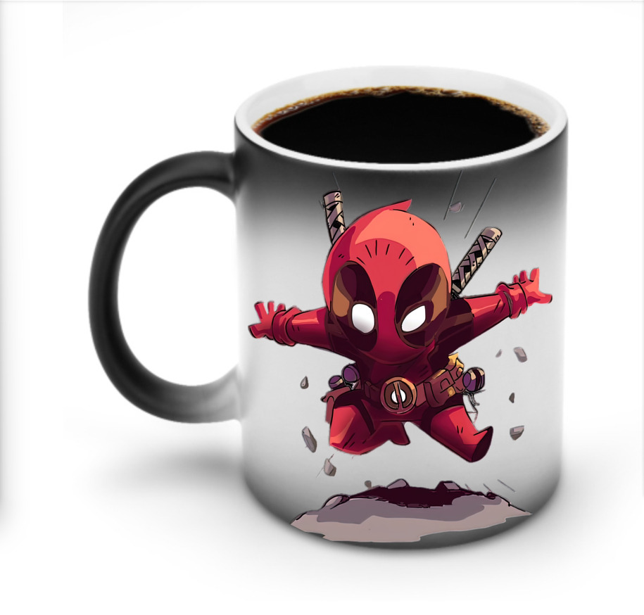 （画像用） Deadpool デッドプール 温度変色マグカップ
