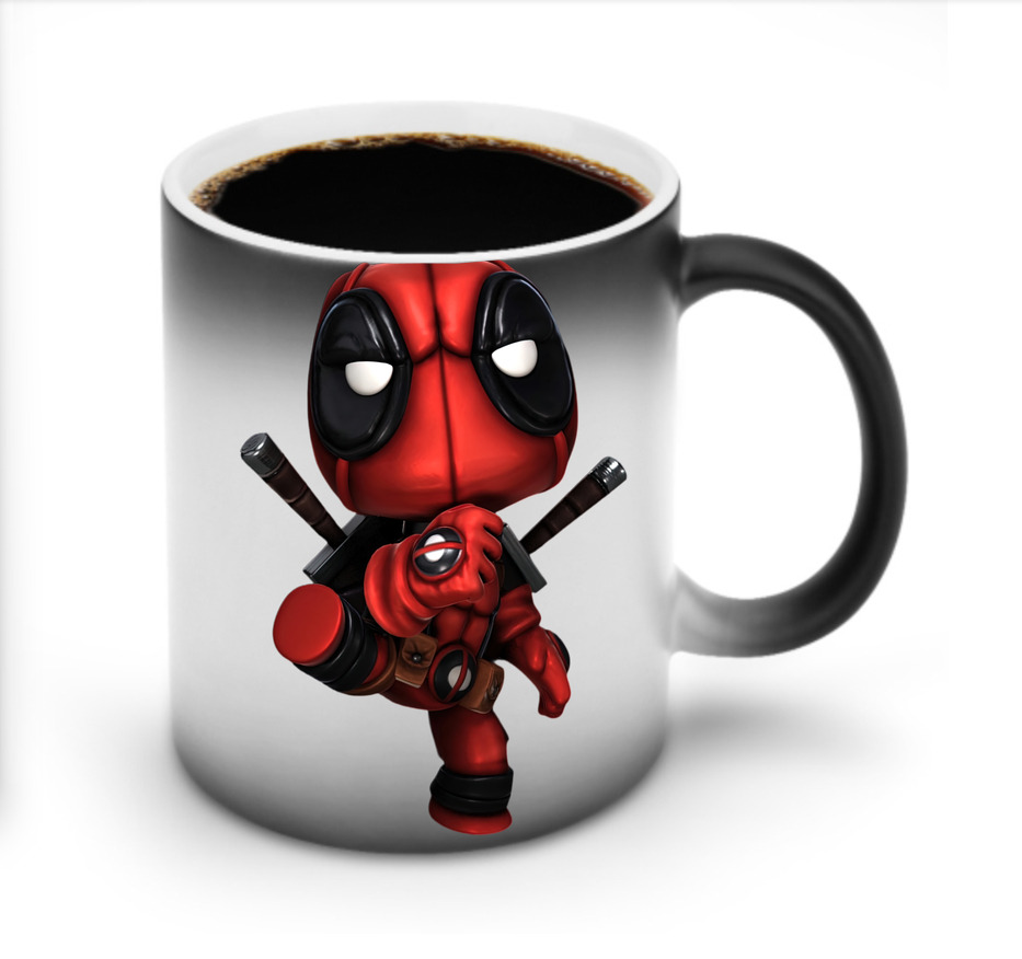 （画像用） Deadpool デッドプール 温度変色マグカップ