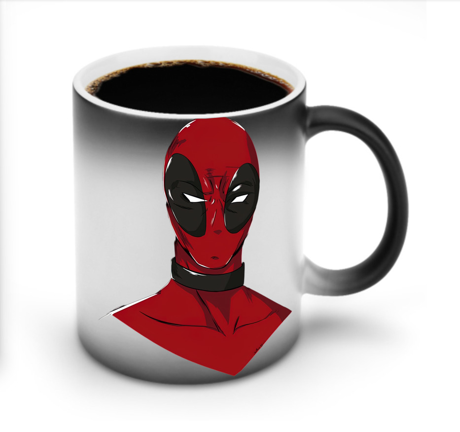 （画像用） Deadpool デッドプール 温度変色マグカップ