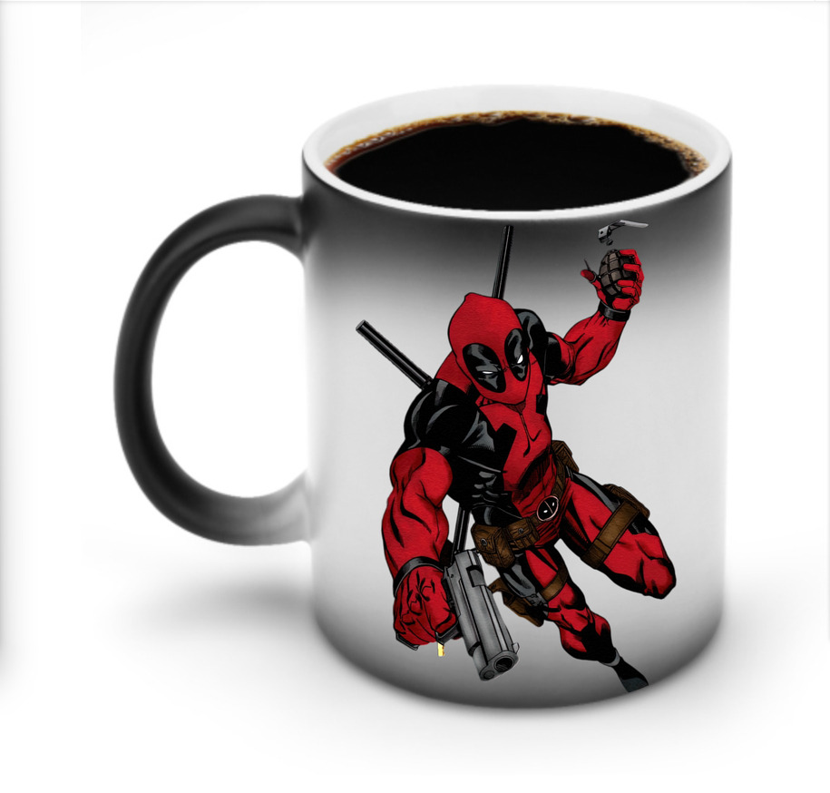 （画像用） Deadpool デッドプール 温度変色マグカップ
