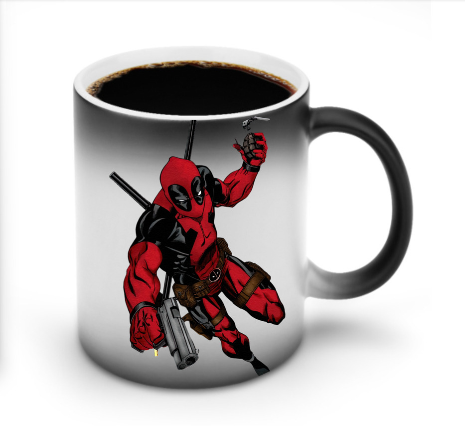 （画像用） Deadpool デッドプール 温度変色マグカップ