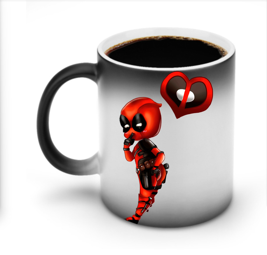 （画像用） Deadpool デッドプール 温度変色マグカップ