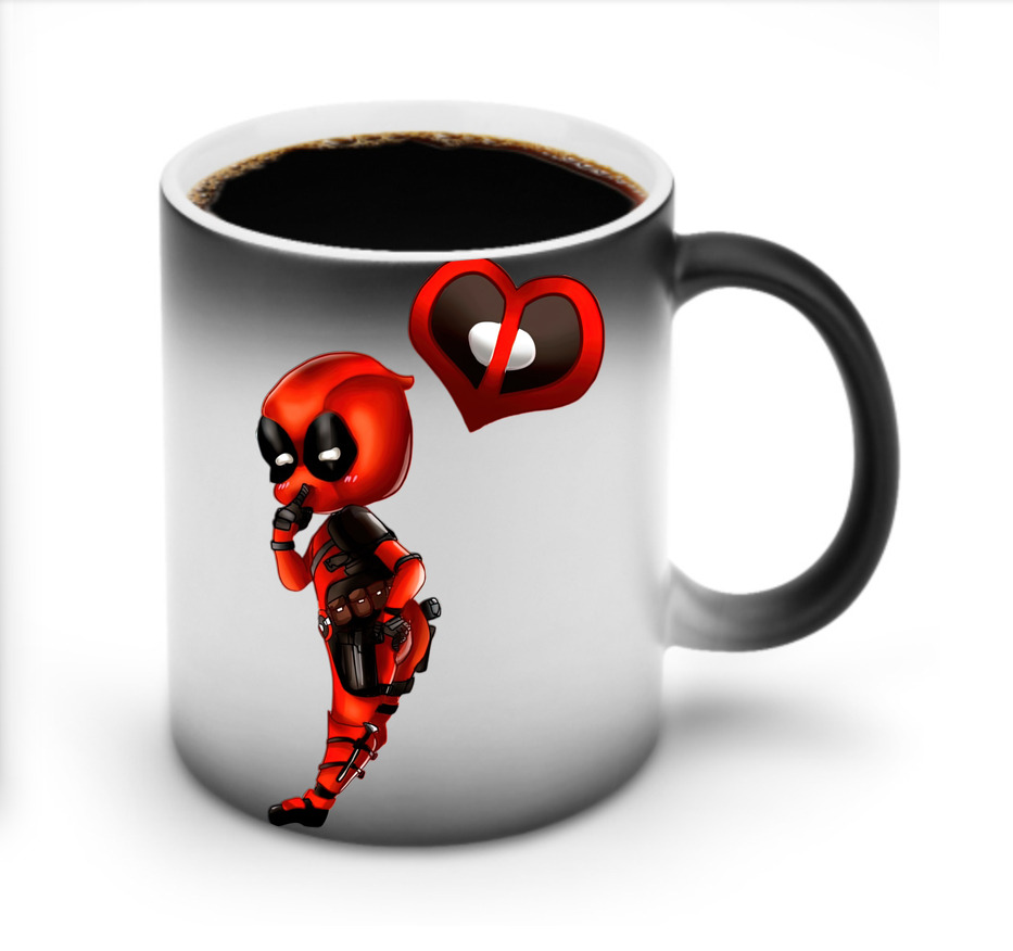 （画像用） Deadpool デッドプール 温度変色マグカップ