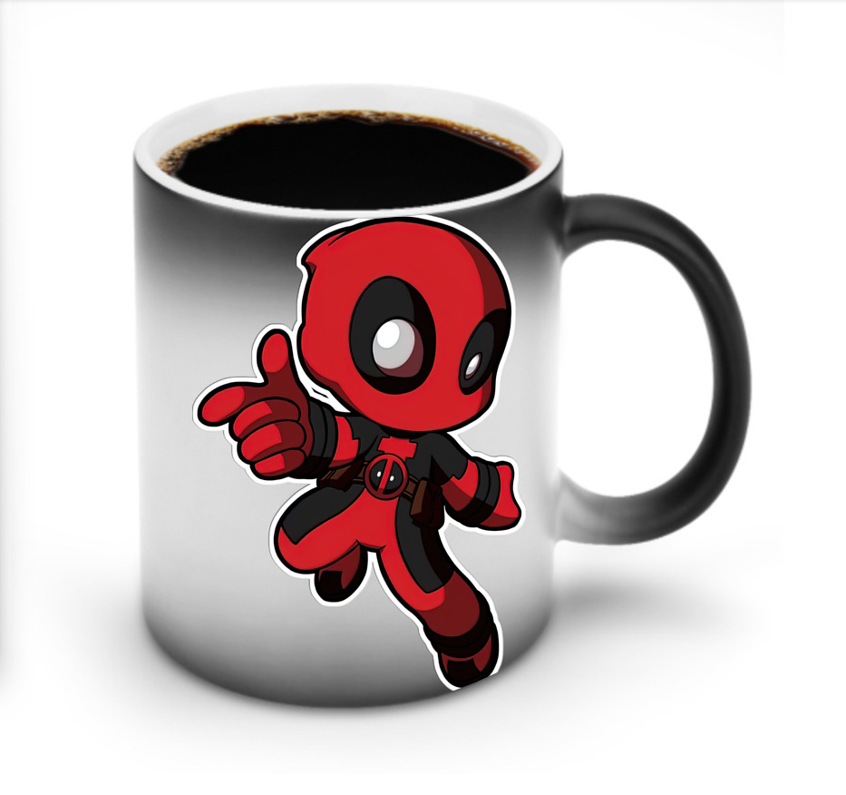 （画像用） Deadpool デッドプール 温度変色マグカップ