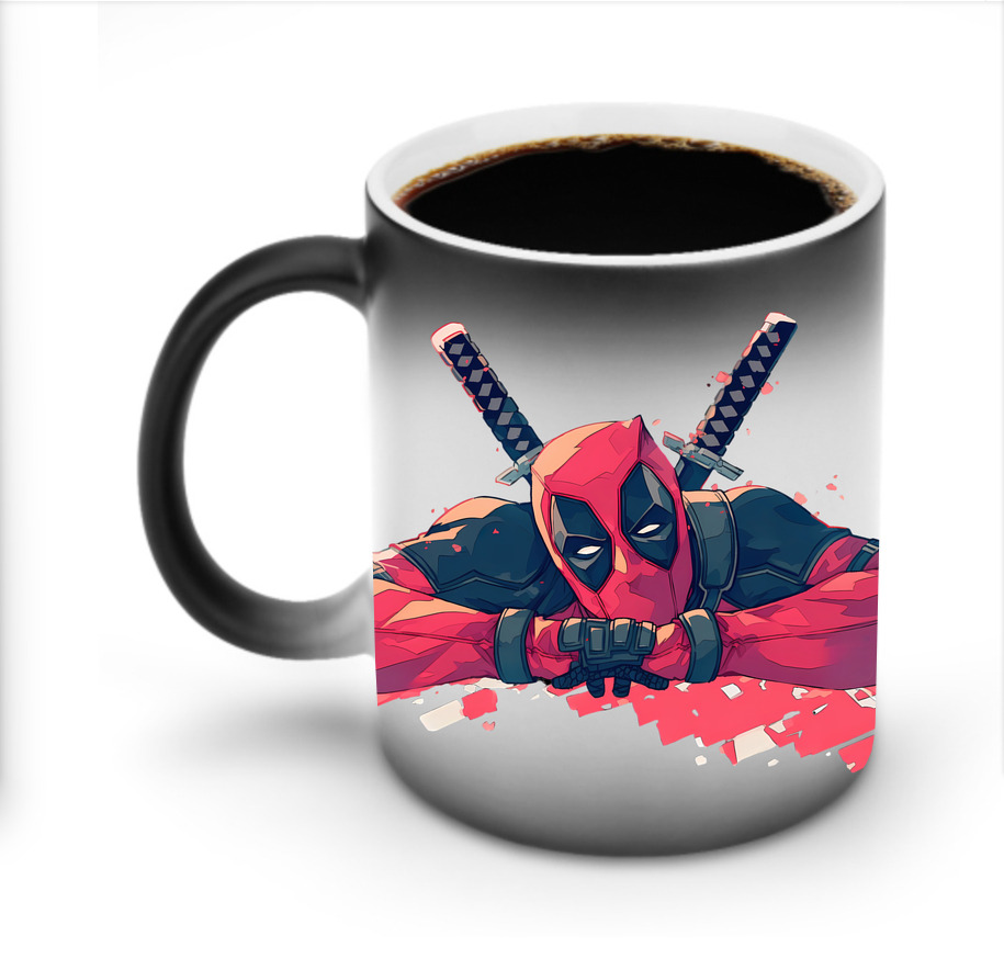 （画像用） Deadpool デッドプール 温度変色マグカップ