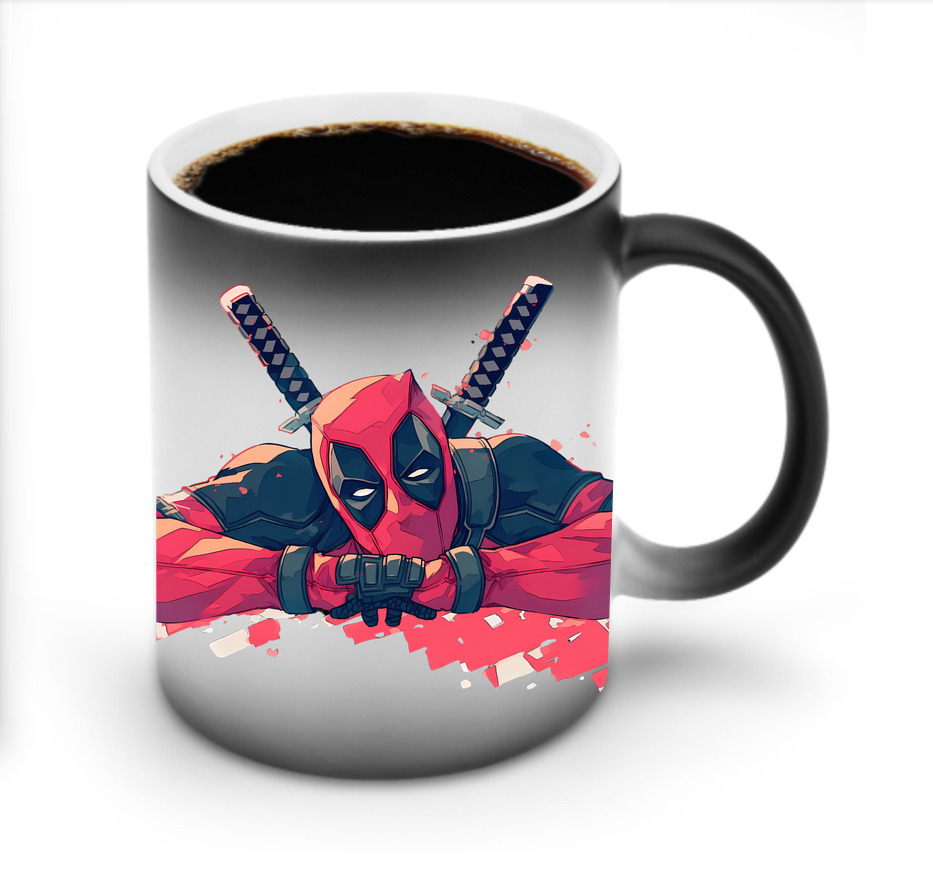 （画像用） Deadpool デッドプール 温度変色マグカップ