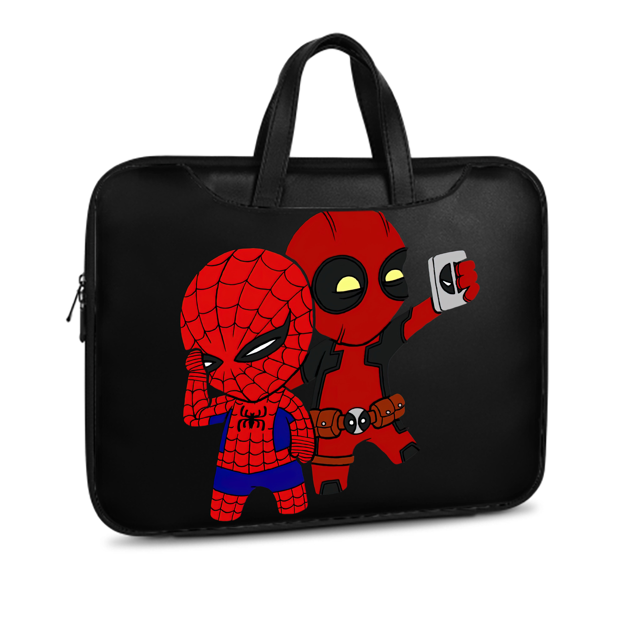 （画像用） Deadpool デッドプール レザーラップトップバッグ　ノートパソコンケース